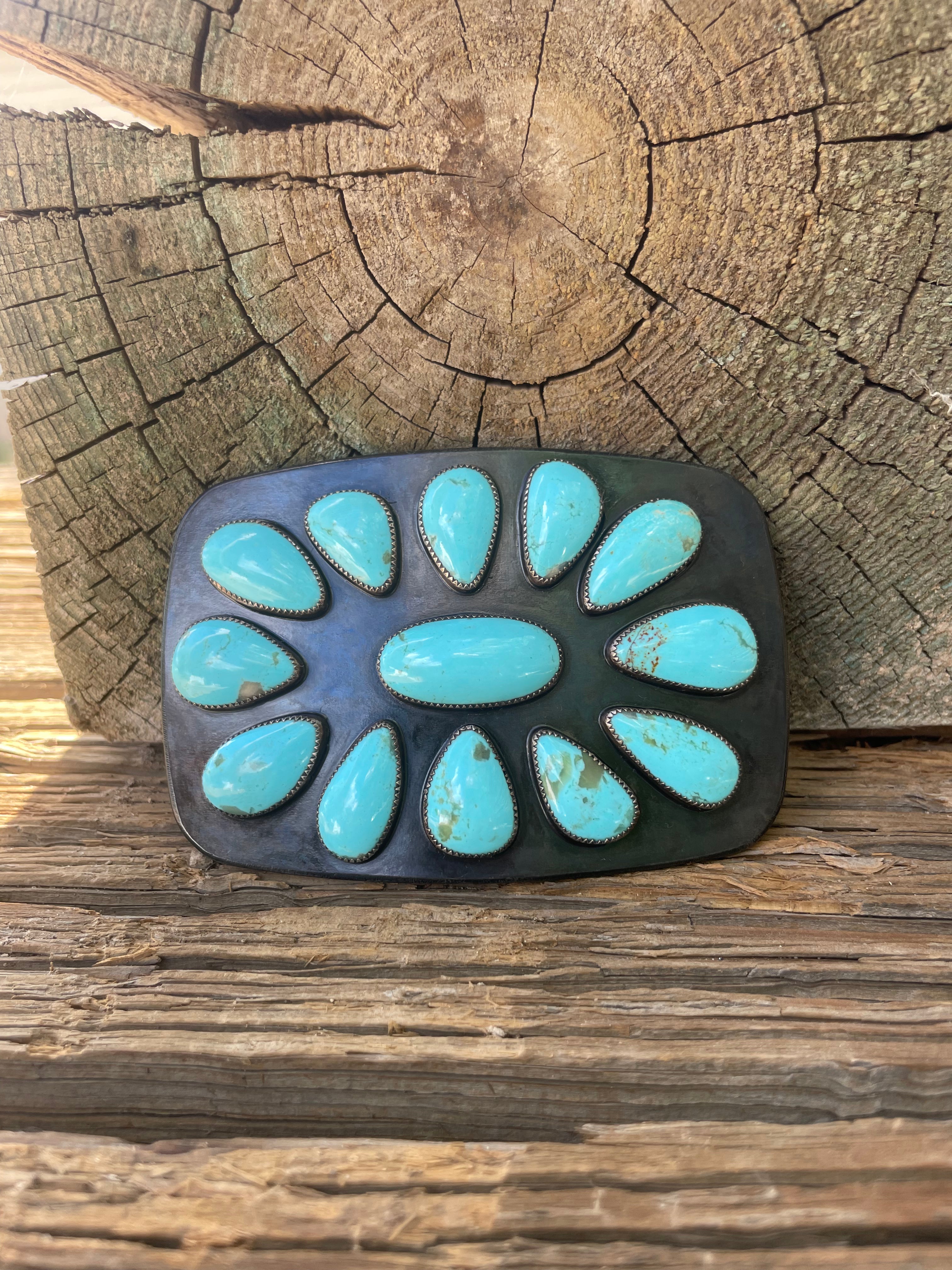 Belt Buckle #04 Sonoran Blue